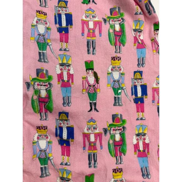 Jayes Studio Nutcracker Print Pajama Shirt Pink Cotton Sleep Top Size L (14-18) - Picture 13 of 16